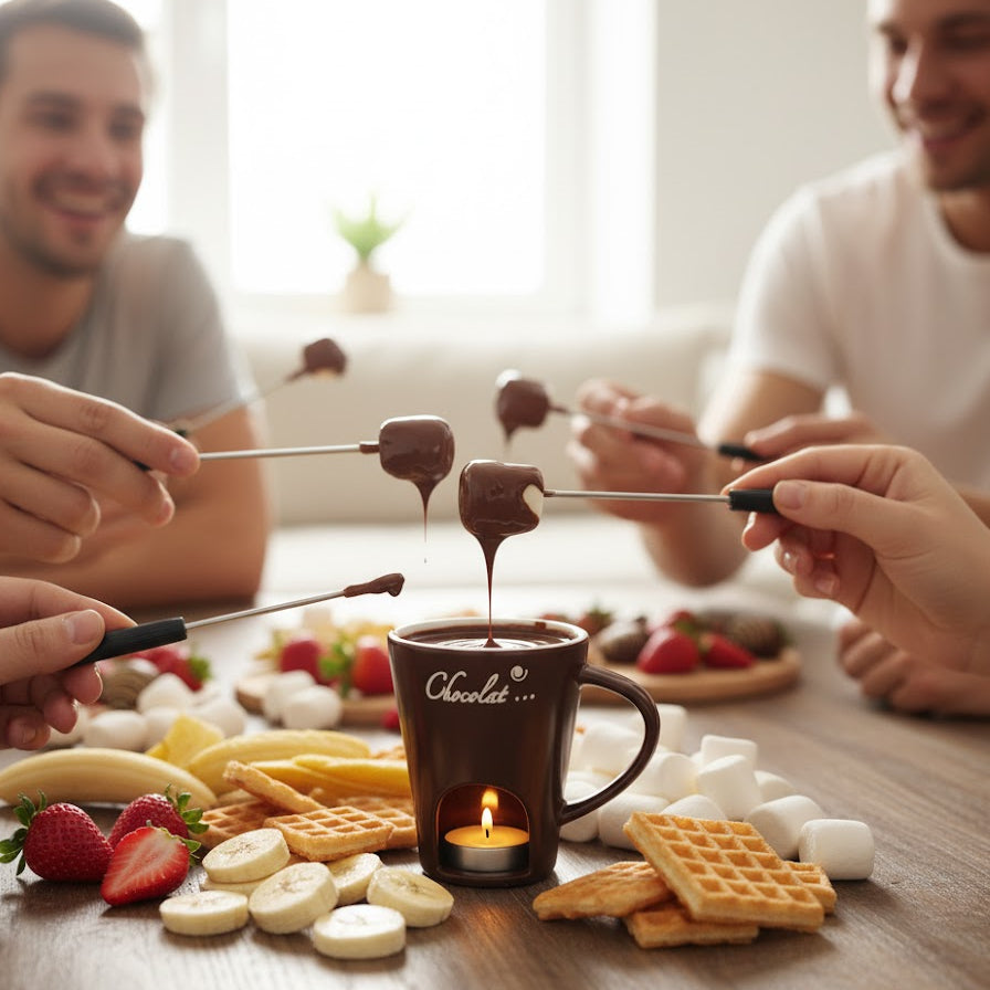 ChocoMelt Mug – Mini Fondue Cup for Chocolate & Desserts (130ml)